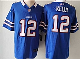 Men & Women & Youth Buffalo Bills #12 Jim Kelly Blue 2023 F.U.S.E. Vapor Untouchable Limited Football Stitched Jersey,baseball caps,new era cap wholesale,wholesale hats